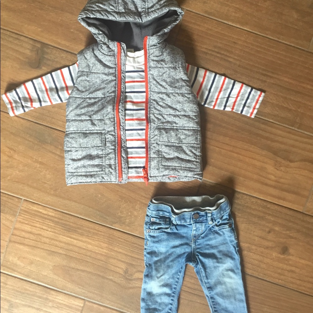 Grey vest set